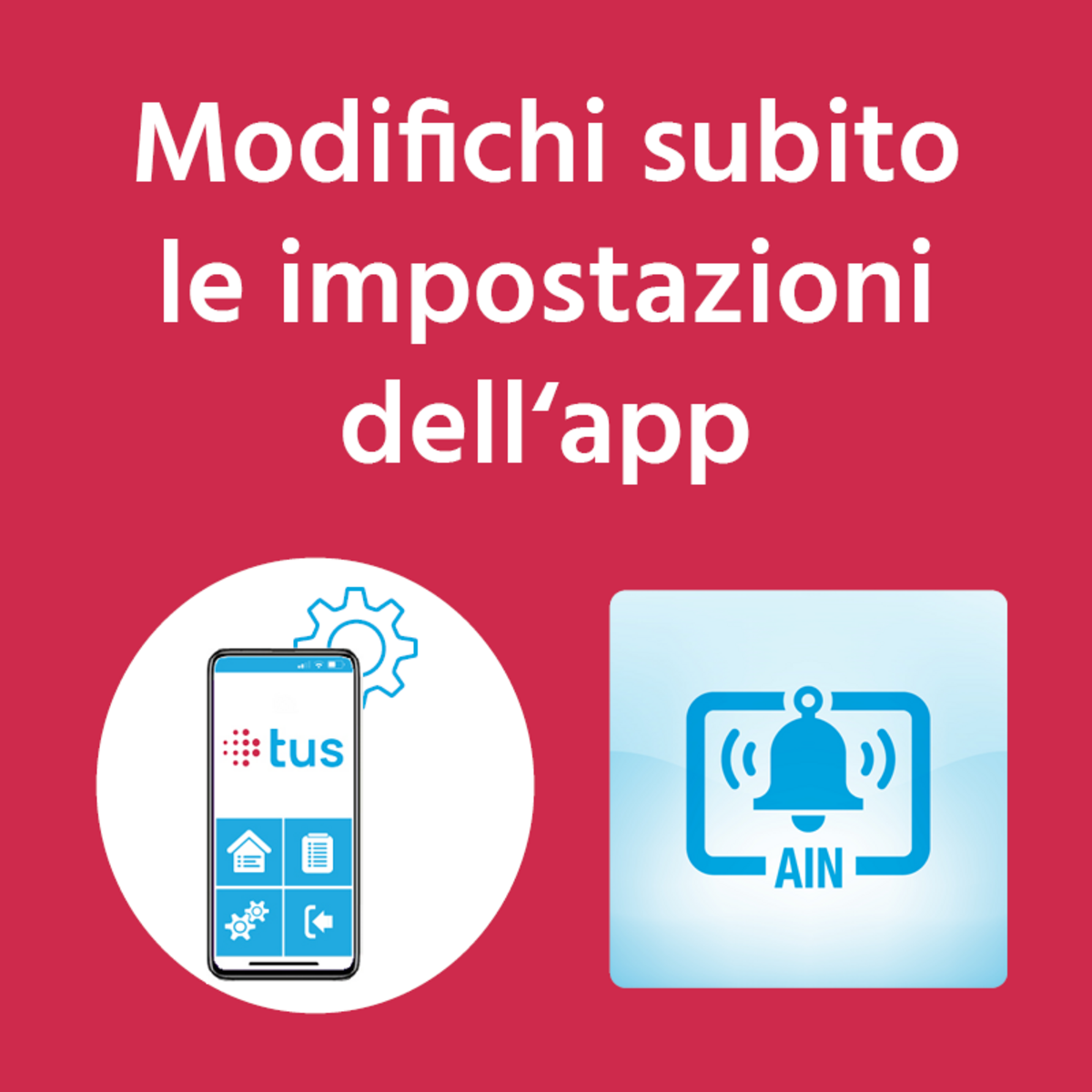 Modifichi subito le impostazioni dell'app